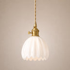Floryn - Vintage Glass Flower Pendant Light