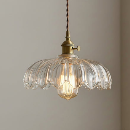 Velora - Brass Glass Pendant Light Australia