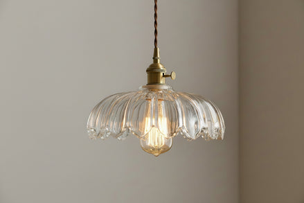 Velora - Brass Glass Pendant Light Australia