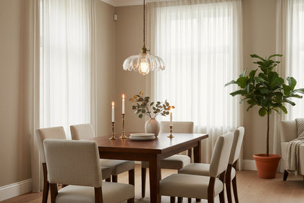 Velora - Brass Glass Pendant Light Australia