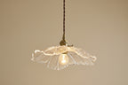 Shanghyn - Vintage Brass Glass Pendant Light