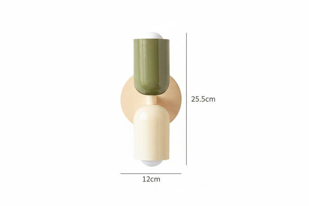 Dualyn Wall - Cream Double-Head Bedside Wall Lamp