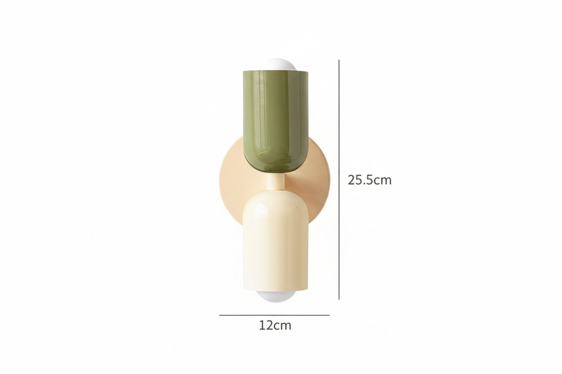 Dualyn Wall - Cream Double-Head Bedside Wall Lamp