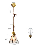 Hayuna - Japanese Vintage Brass Chandelier