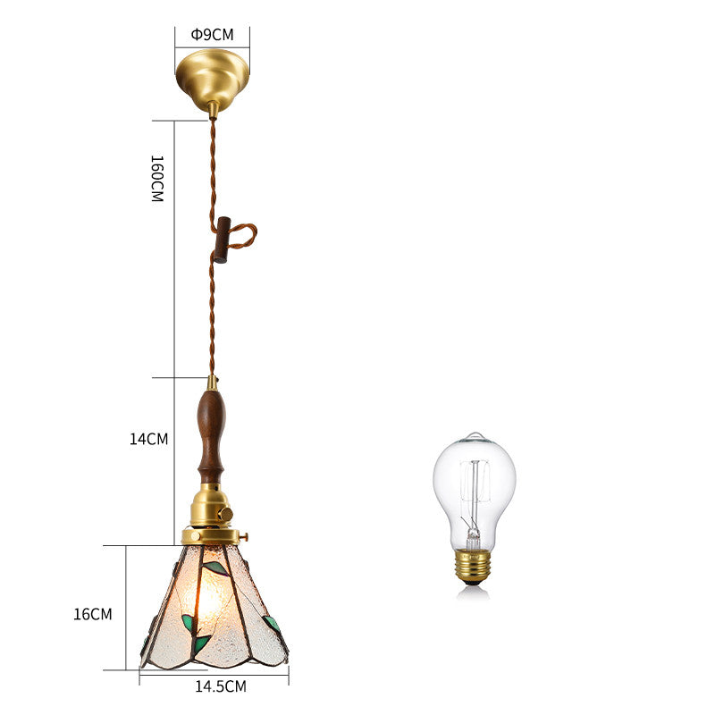 Hayuna - Japanese Vintage Brass Chandelier
