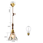 Hayuna - Japanese Vintage Brass Chandelier