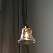 Aurel - Petite Brass Glass Pendant Light