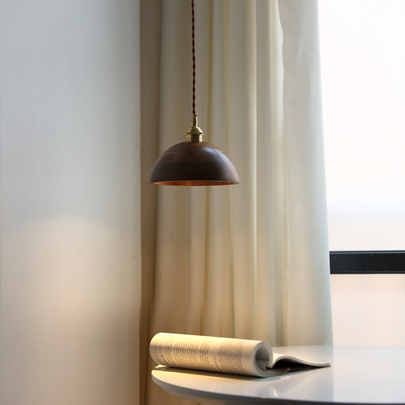 Noirven - Black Walnut Pendant Light