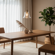 Aurel - Petite Brass Glass Pendant Light
