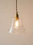 Aurel - Petite Brass Glass Pendant Light