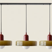 Triova - Retro 3-Head Glass Chandelier