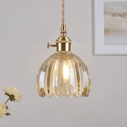 Floryn - Vintage Glass Flower Pendant Light