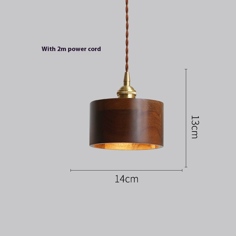 Noirven - Black Walnut Pendant Light