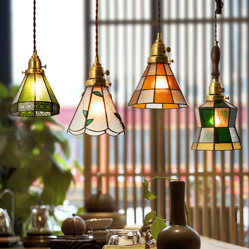 Hayuna - Japanese Vintage Brass Chandelier