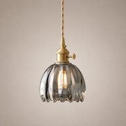 Floryn - Vintage Glass Flower Pendant Light