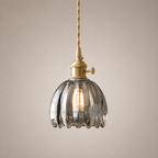 Floryn - Vintage Glass Flower Pendant Light
