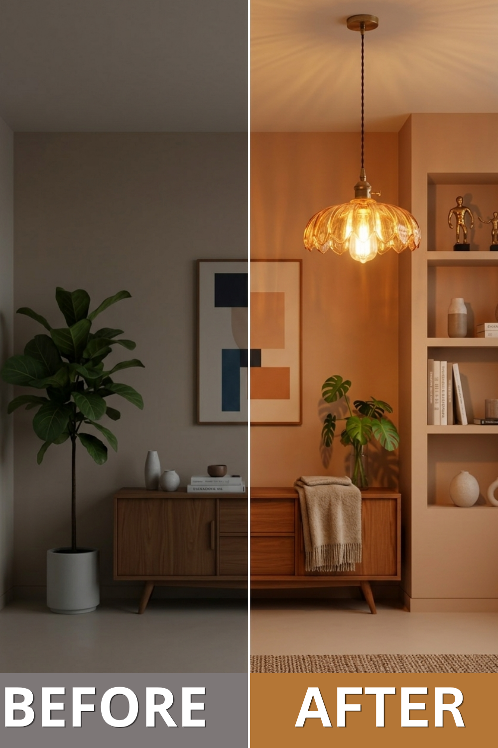 Velora - Brass Glass Pendant Light Australia