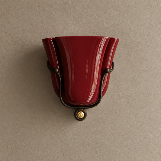 Meiro Wall Sconce - Sculpted Ceramic