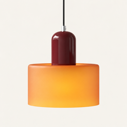 Rondéa - Colourful Round Glass Pendant Light