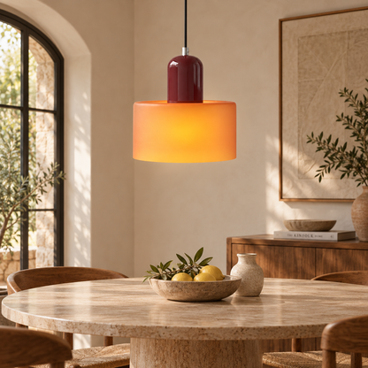 Rondéa - Colourful Round Glass Pendant Light