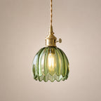 Floryn - Vintage Glass Flower Pendant Light