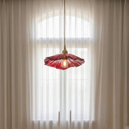 Shanghyn - Vintage Brass Glass Pendant Light