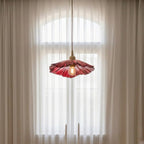 Shanghyn - Vintage Brass Glass Pendant Light