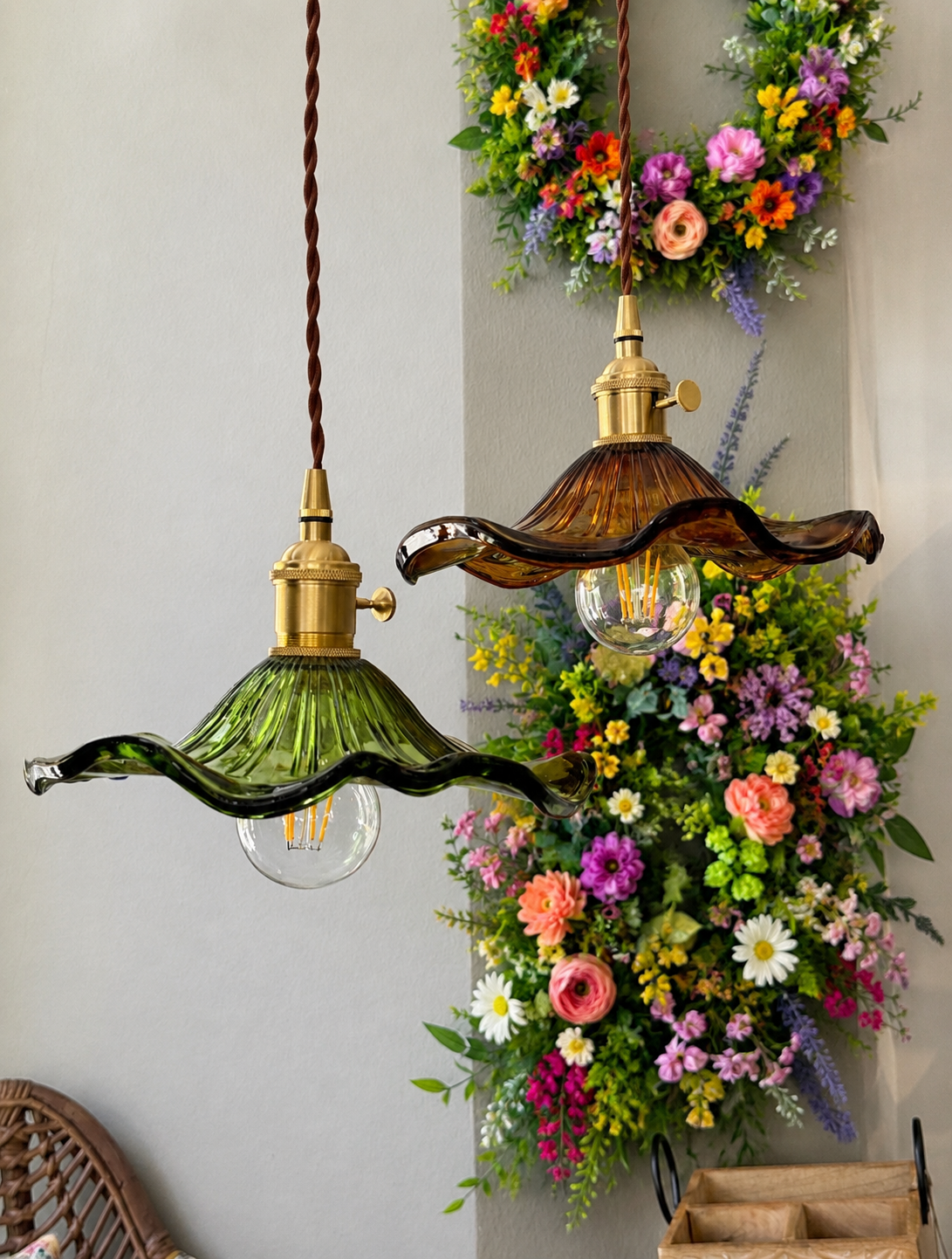 Sakuryn - Pendant Light | Japanese Glass Chandelier