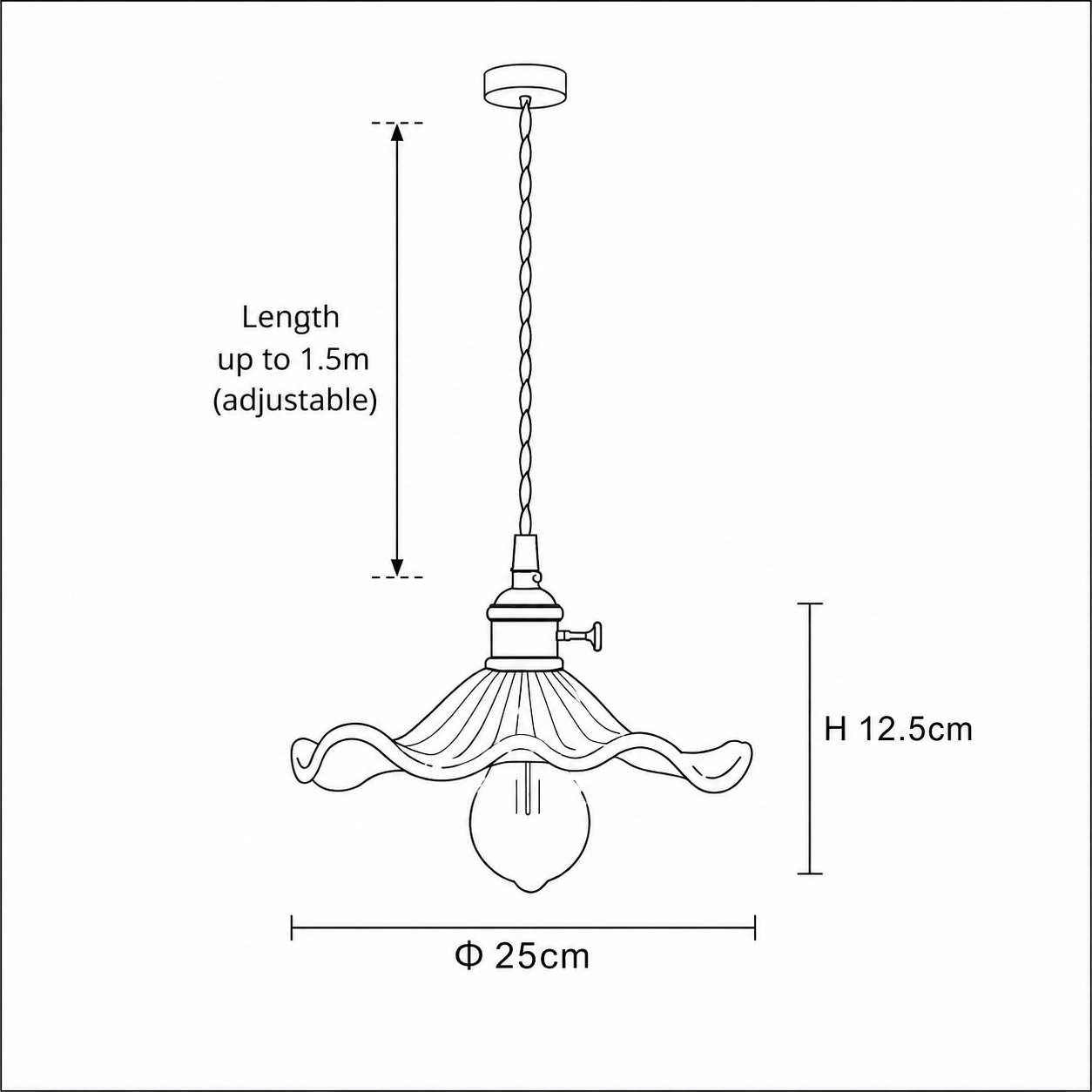 Sakuryn - Pendant Light | Japanese Glass Chandelier