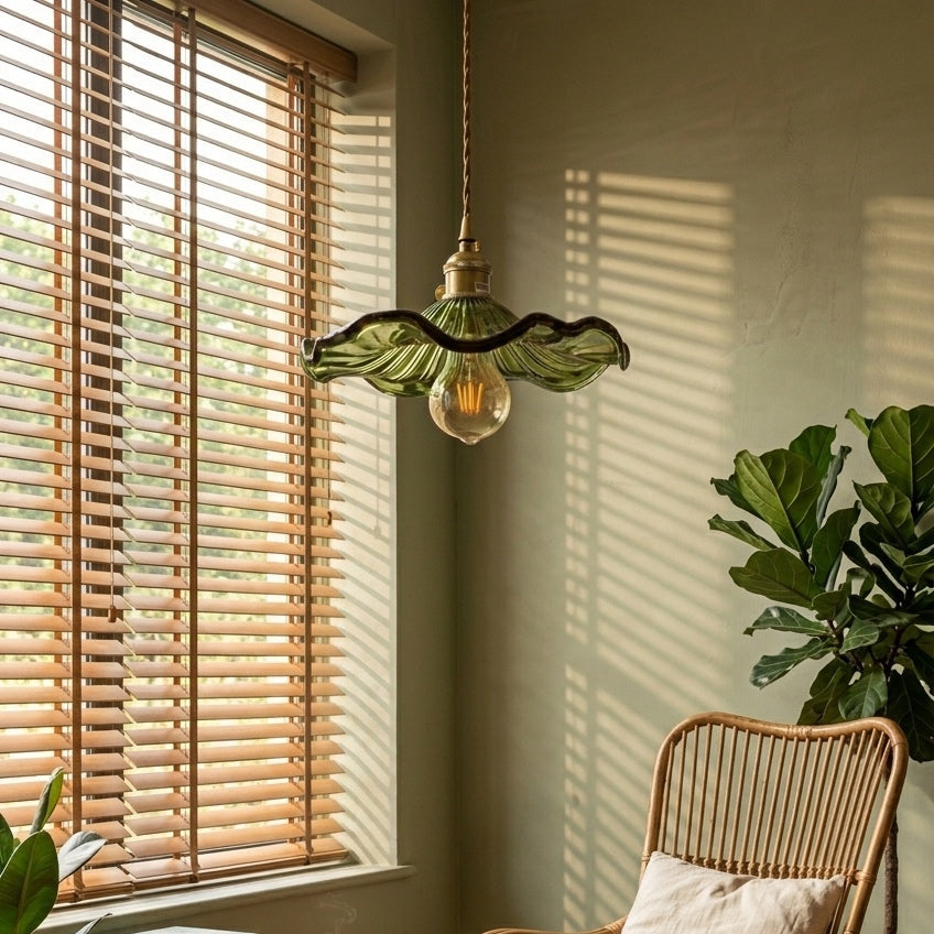 Scandinavian glass ceilina lamp E27 fitting