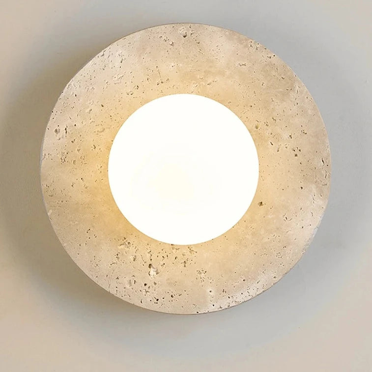Traevra - Travertine Stone Wall Light