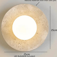 Traevra - Travertine Stone Wall Light