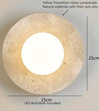 Traevra - Travertine Stone Wall Light