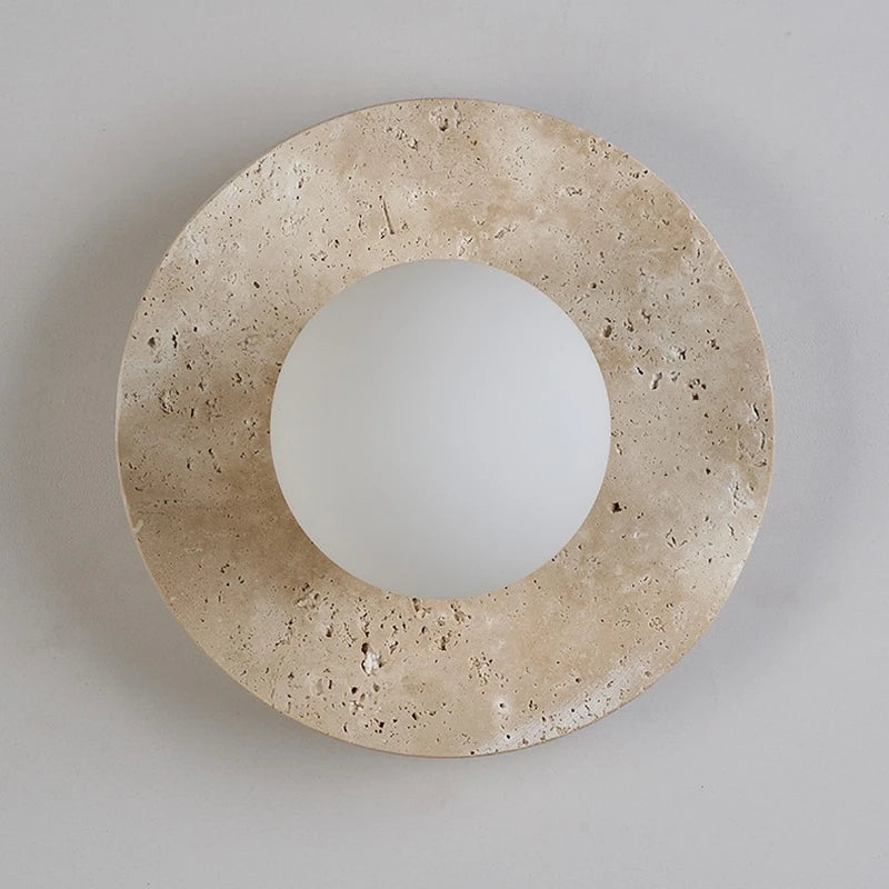 Traevra - Travertine Stone Wall Light