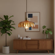 Velora - Brass Glass Pendant Light Australia