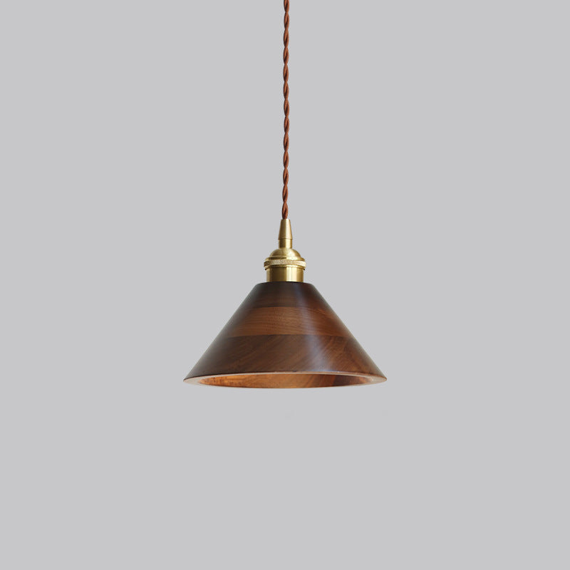 Noirven - Black Walnut Pendant Light