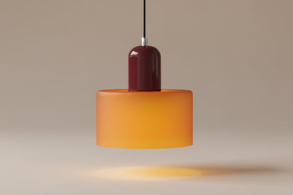 Rondéa - Colourful Round Glass Pendant Light