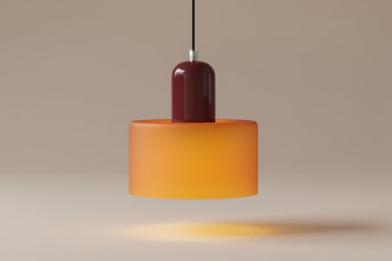 Rondéa - Colourful Round Glass Pendant Light