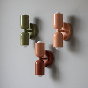 Dualyn Wall - Cream Double-Head Bedside Wall Lamp