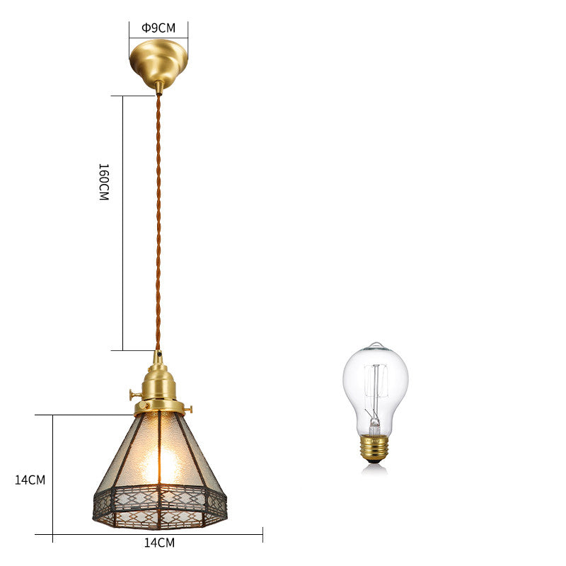 Hayuna - Japanese Vintage Brass Chandelier